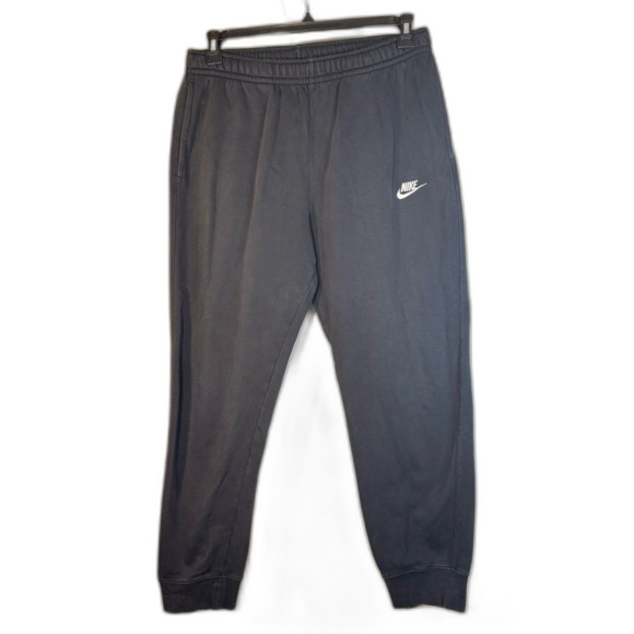 Nike Black loose fit Jogger Pants with Pockets drawstring waist size L - Picture 1 of 9